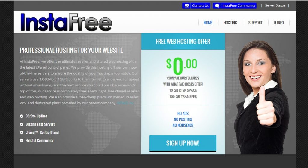 InstaFree-hosting-reviews.com.bd